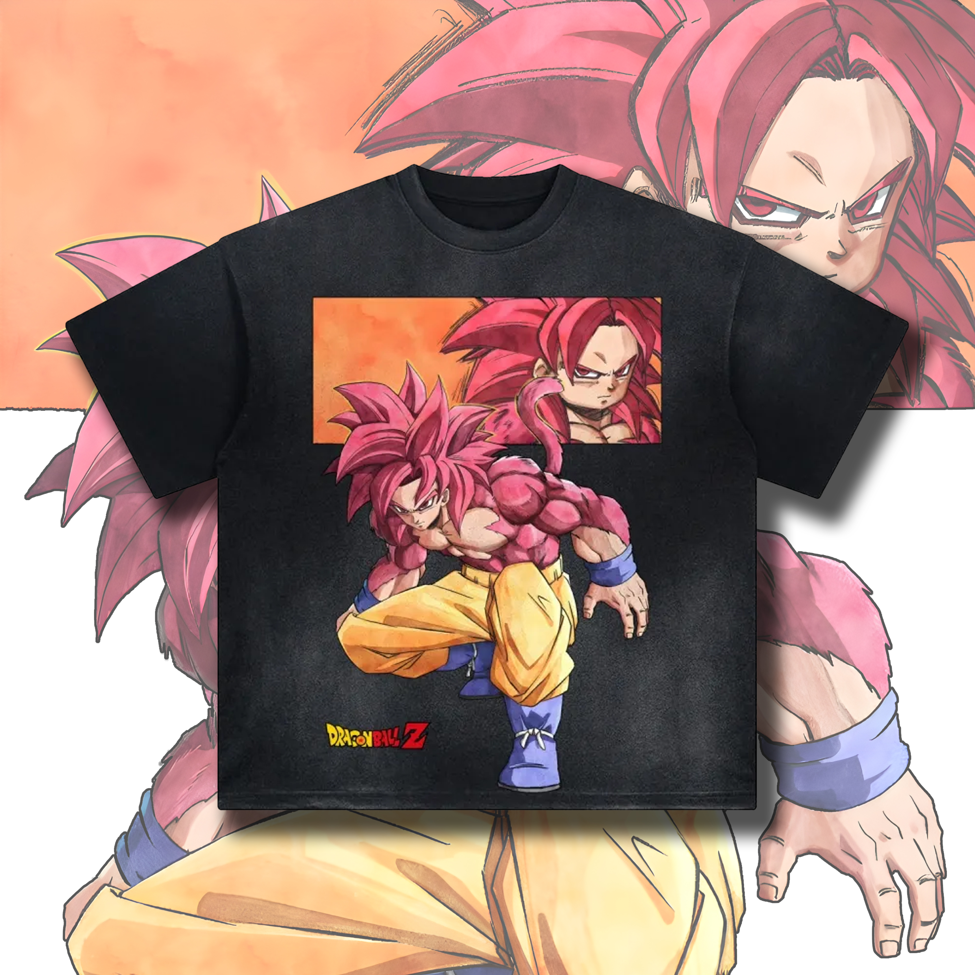 Unisex Anime Inspired Vintage T-Shirt