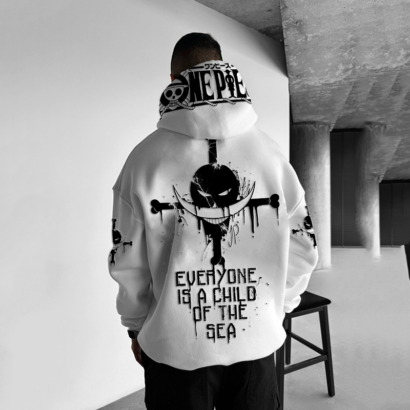 Men's Stereoscopic Cartoon Letter Printed Sweater-Teegamechanger