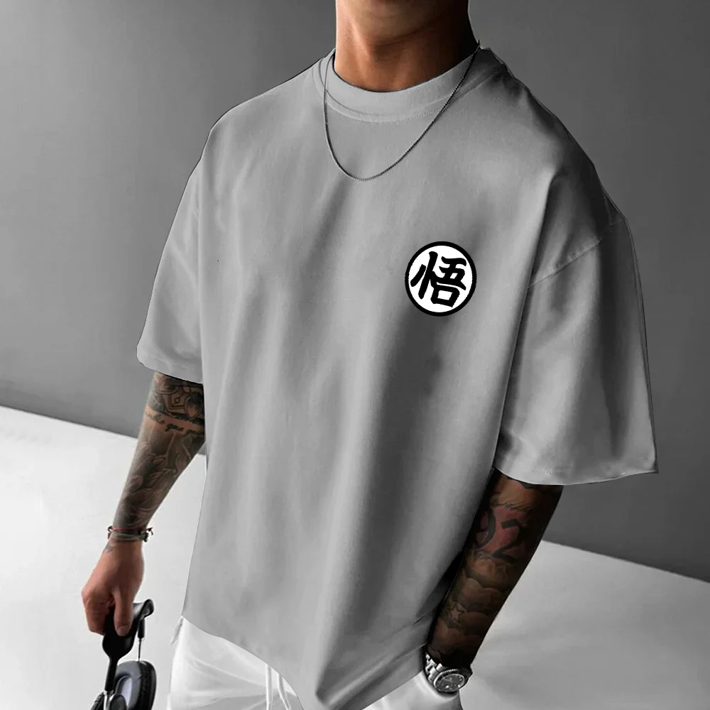 Unisex Oversized DBZ Anime Print T-Shirt