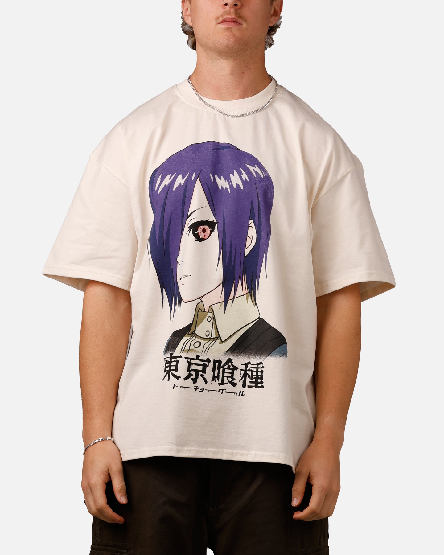  Tokyo Ghoul Touka Vintage T-Shirt Off White