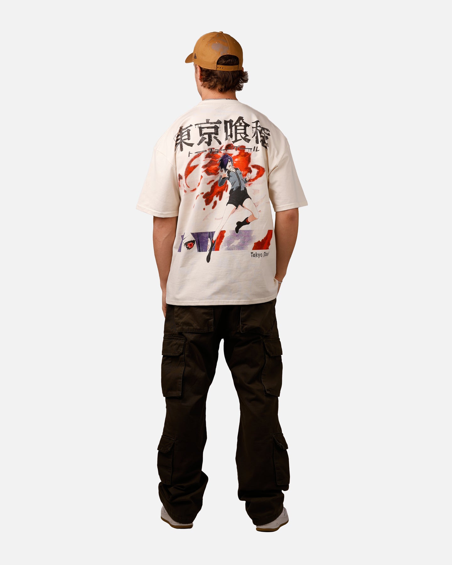  Tokyo Ghoul Touka Vintage T-Shirt Off White