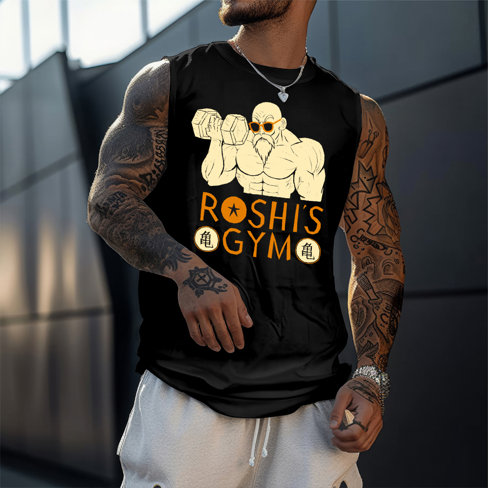 Men's Anime Print Ultimate Gym Tank Top