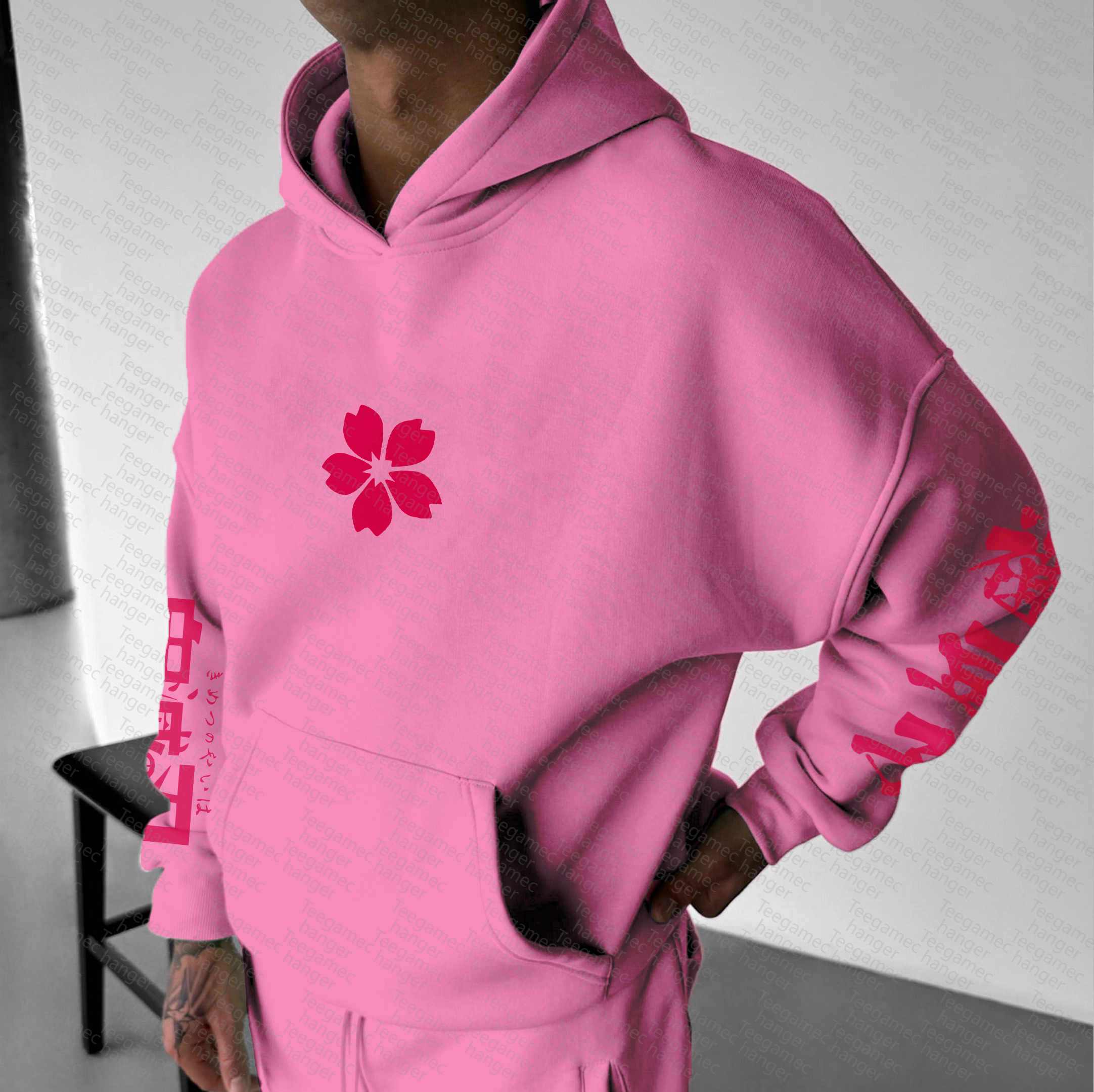 Unisex “Demon Slayer” Anime Graphic Streetwear Vintage Hoodie