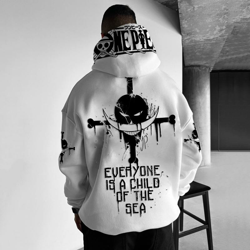 Men's Stereoscopic Cartoon Letter Printed Sweater-Teegamechanger