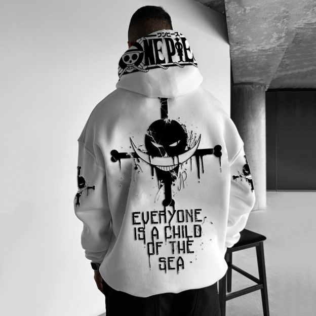 Men's Stereoscopic Cartoon Letter Printed Sweater-Teegamechanger