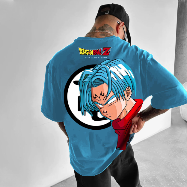 Casual Cartoon Printed Loose T-shirt