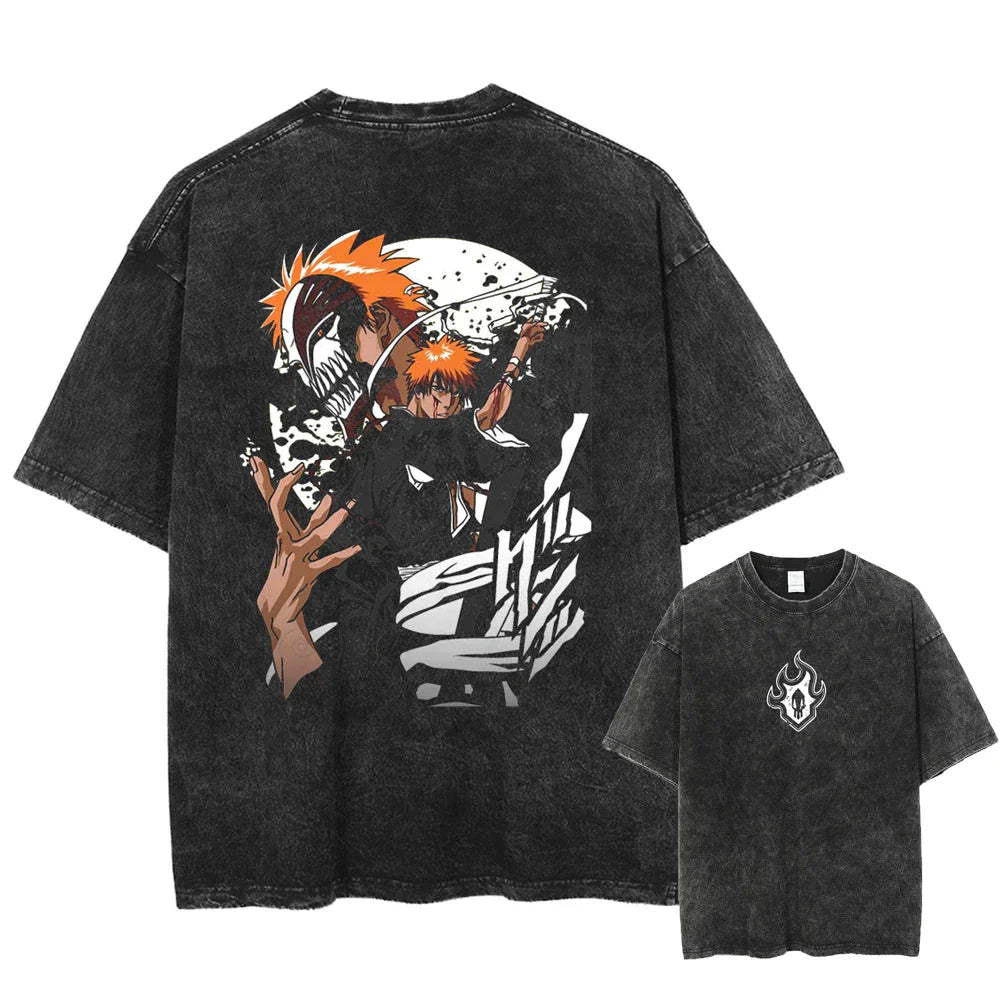 Vintage Washed Tee丨BLEACH