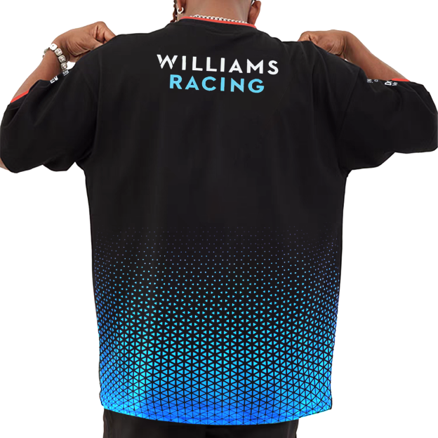 Men's Motor Race Print Loose Short Sleeve Oversized T-Shirt