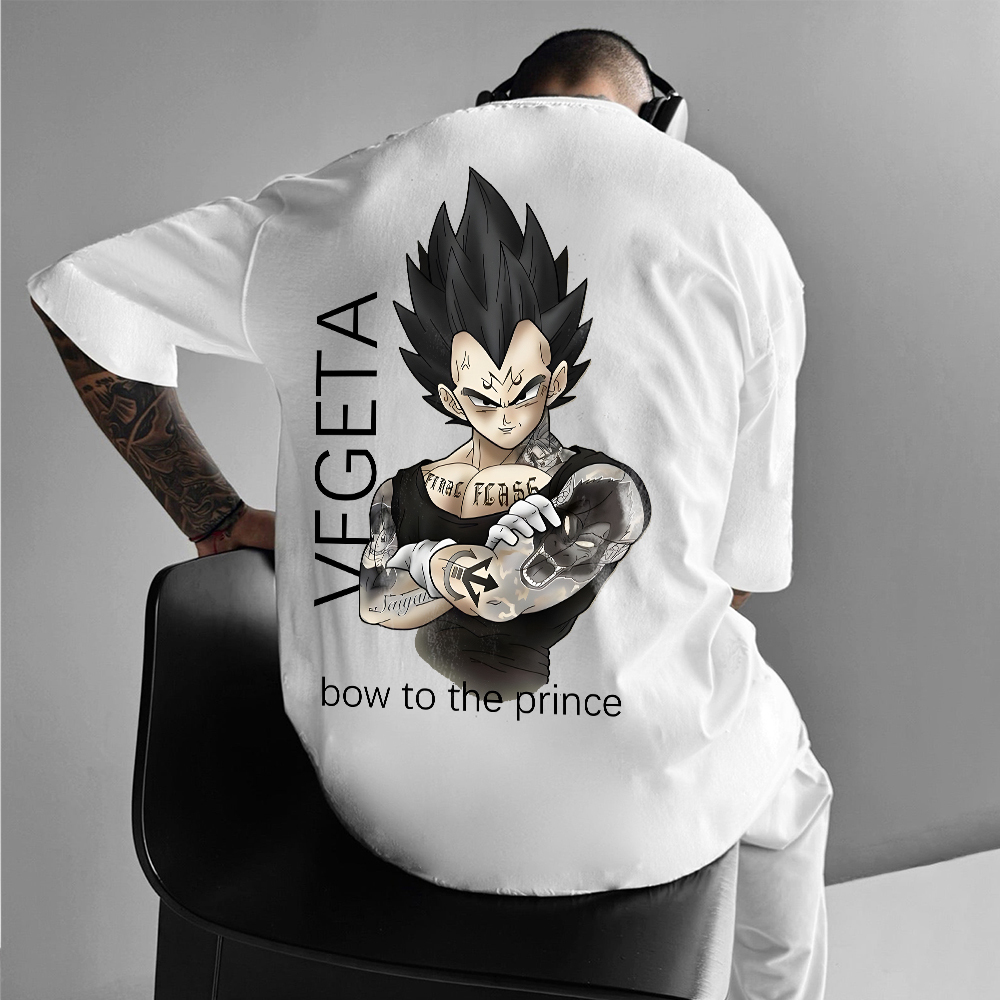 Unisex Oversized Dragon Ball Print T-Shirt