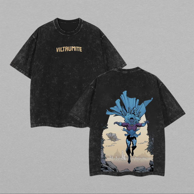 Viltrumite Invincible Printed Unisex Washed T-Shirt