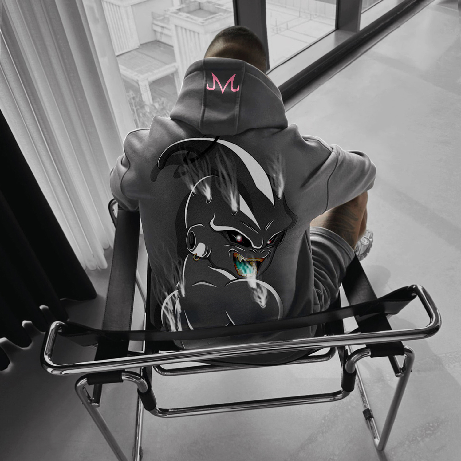 Unisex Oversized Japanese Anime Hoodie-Teegamechanger