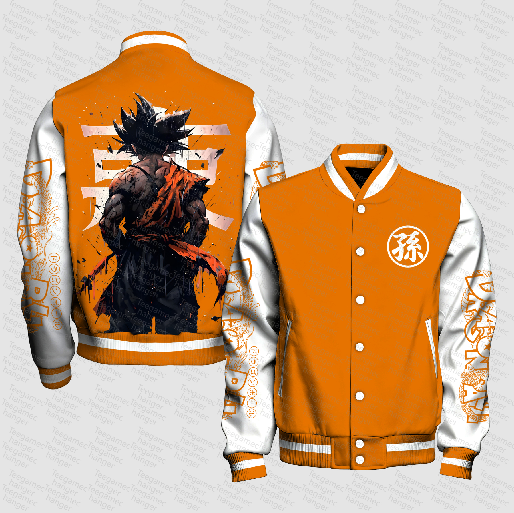 Unisex Vintage Anime Graphic Jacket