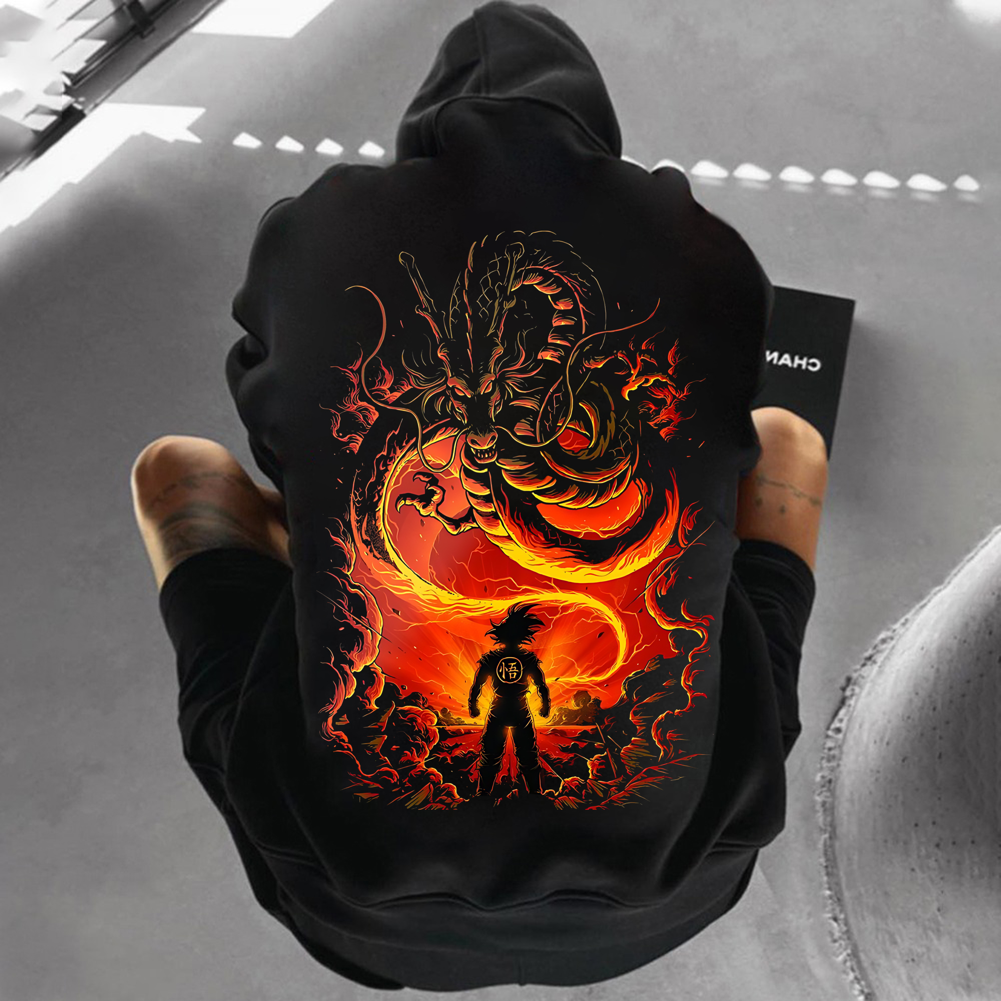 Unisex Anime Graphic Streetwear Vintage Hoodie