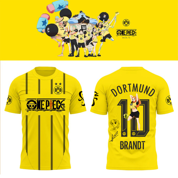 Unisex Vintage T-shirt | Borussia Dortmund x One Piece