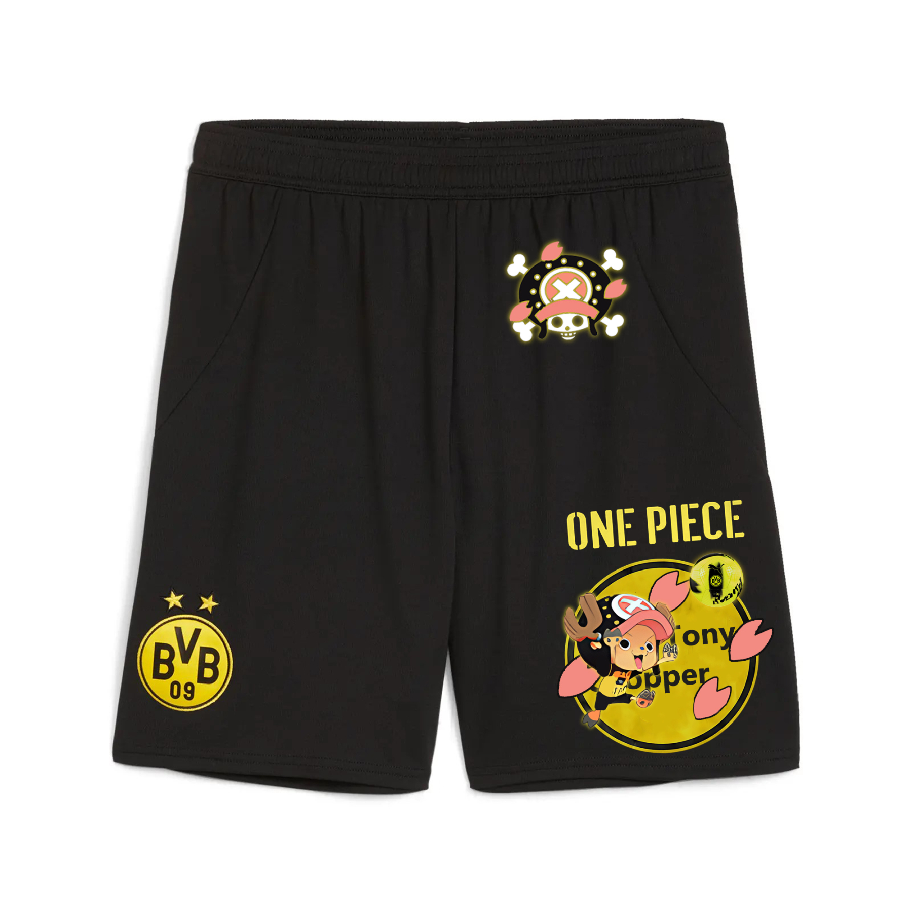 Unisex Vintage  Shorts | Borussia Dortmund x One Piece