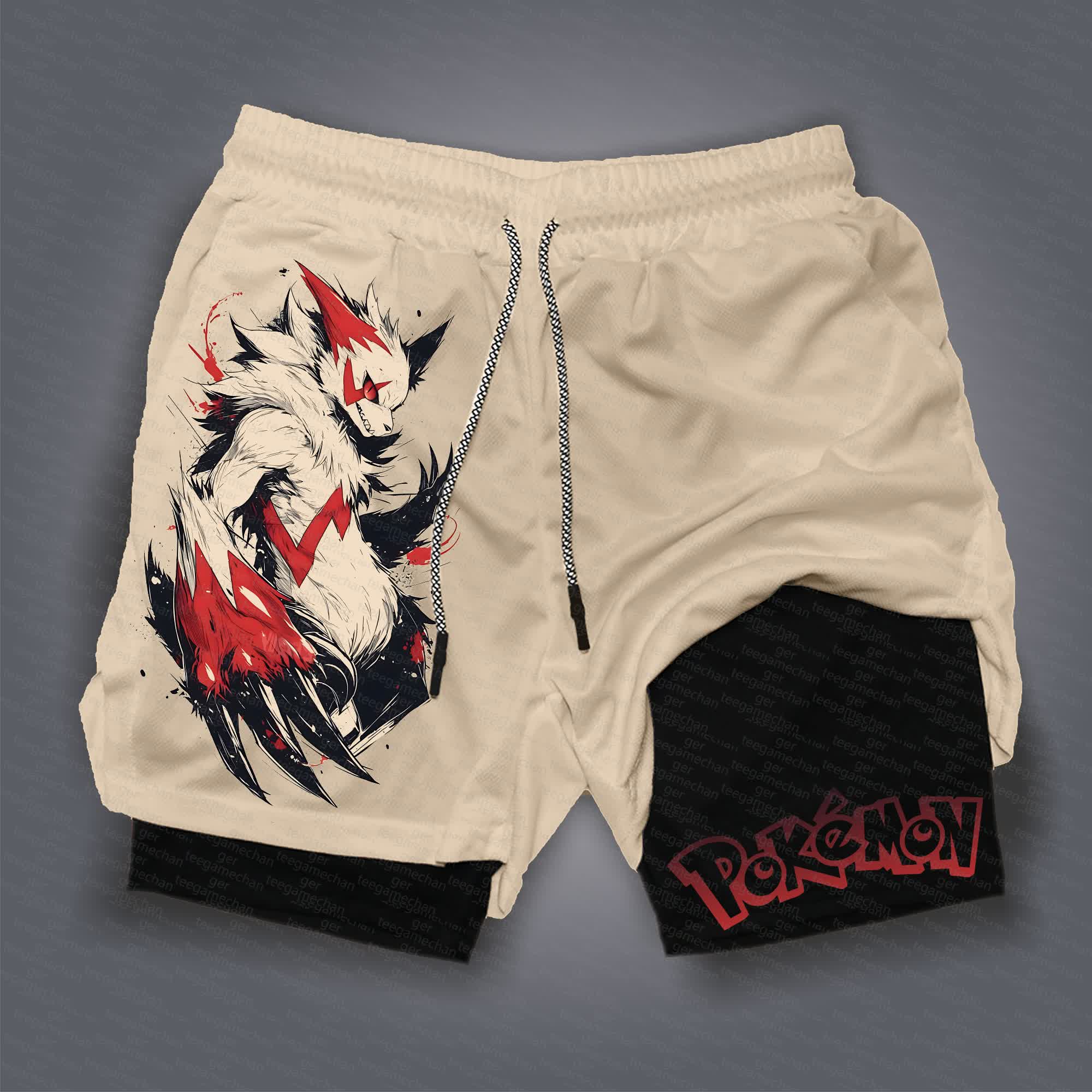 Unisex  “Pokémon” Casual Anime Streetwear Shorts