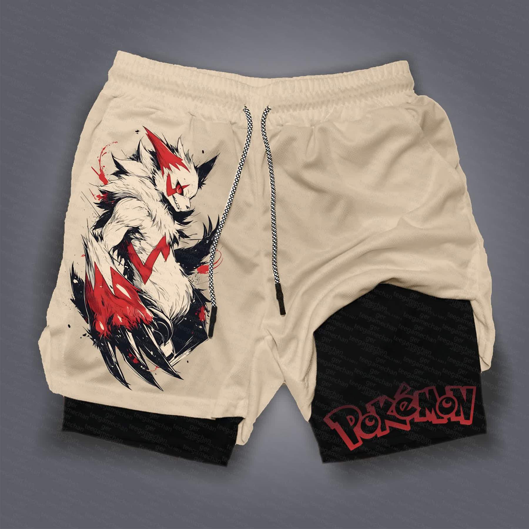 Unisex “Pokémon” Casual Anime Streetwear Shorts