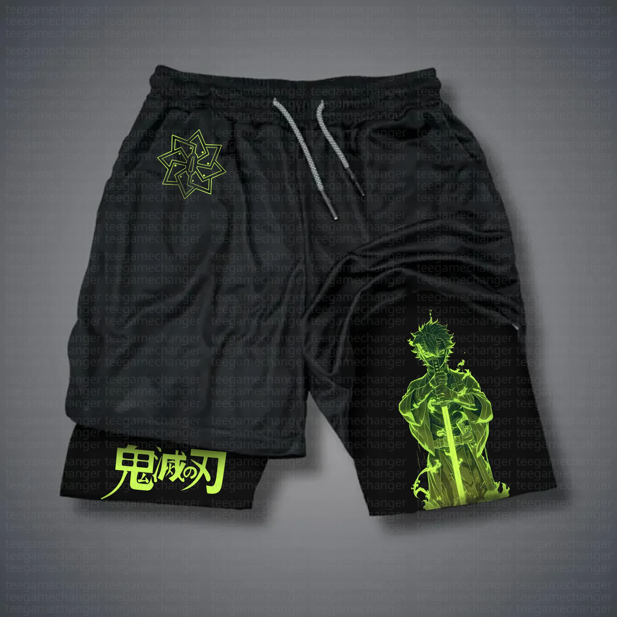 Unisex Casual Anime Streetwear Shorts 丨Demon Slayer