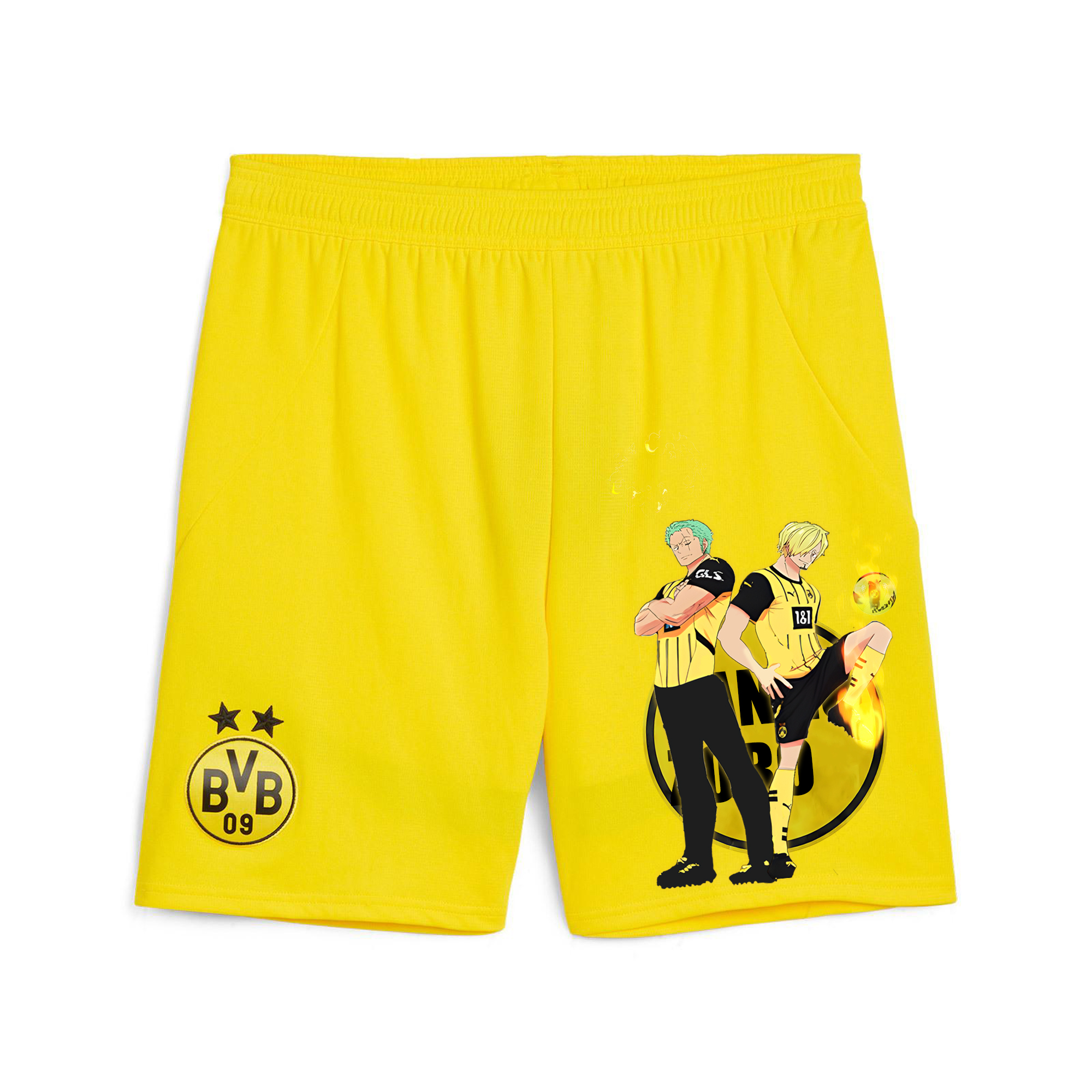 Unisex Vintage  Shorts | Borussia Dortmund x One Piece