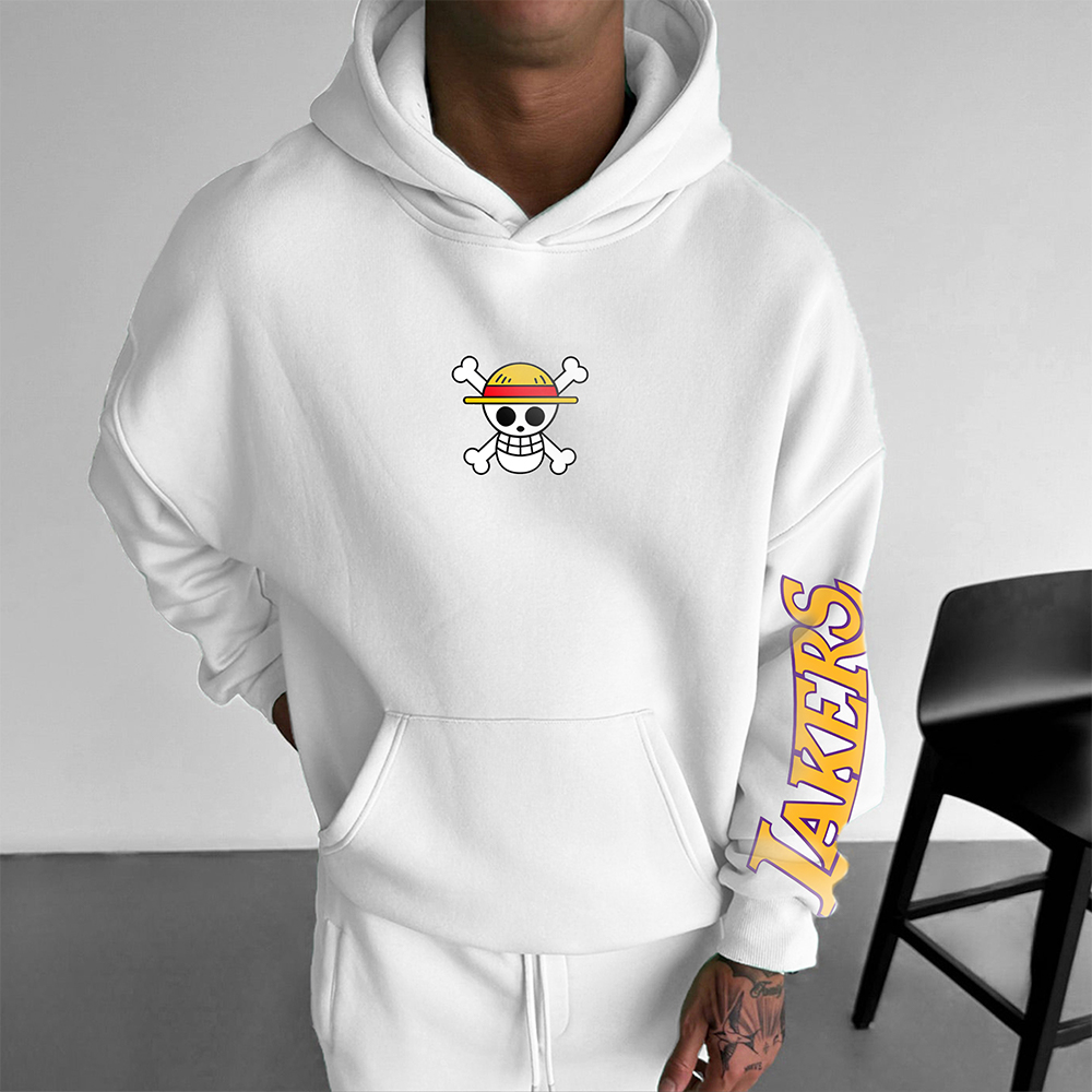 Unisex Oversized Anime Print Hoodie | One Piece