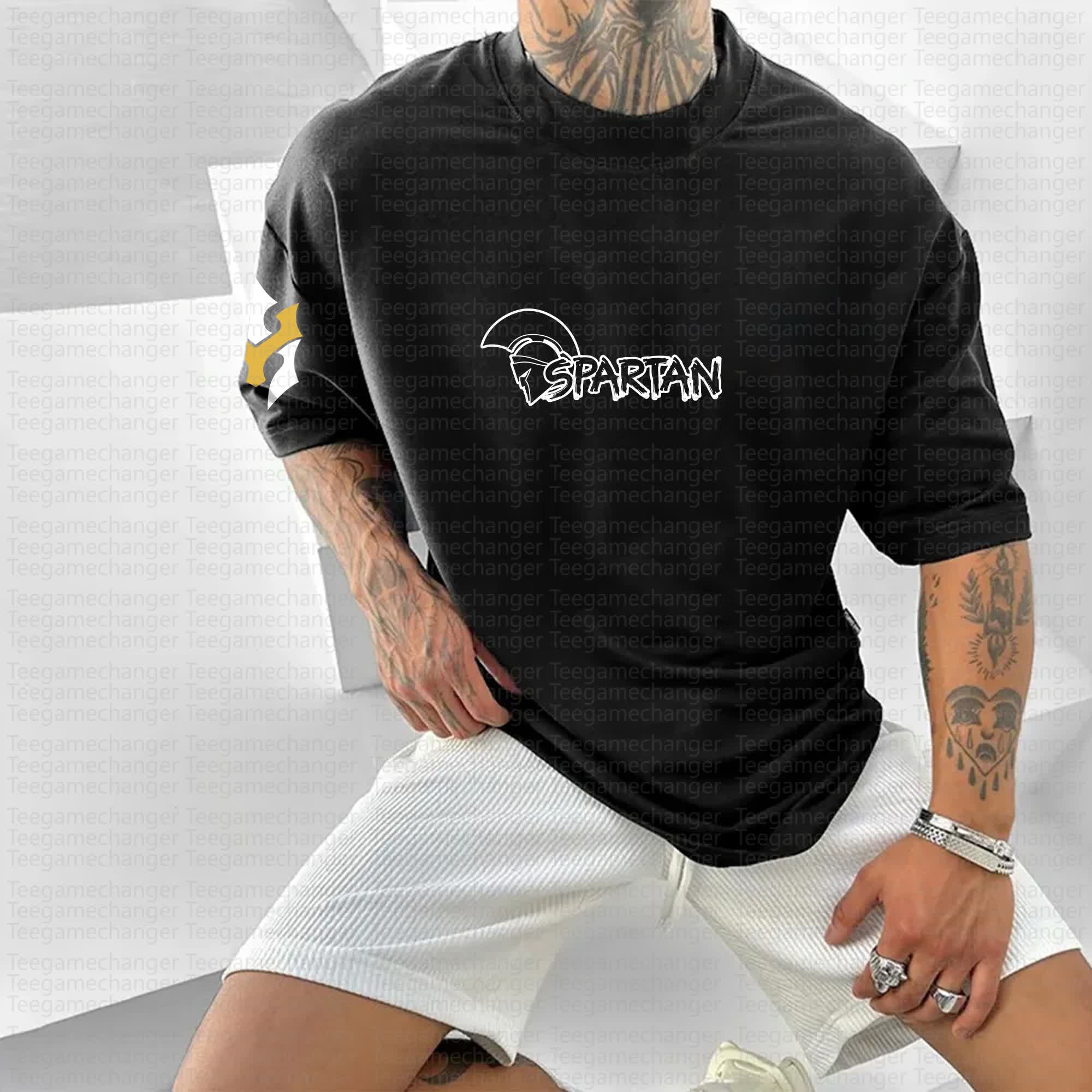 Unisex Anime Inspired Vintage T-Shirt | Spartan