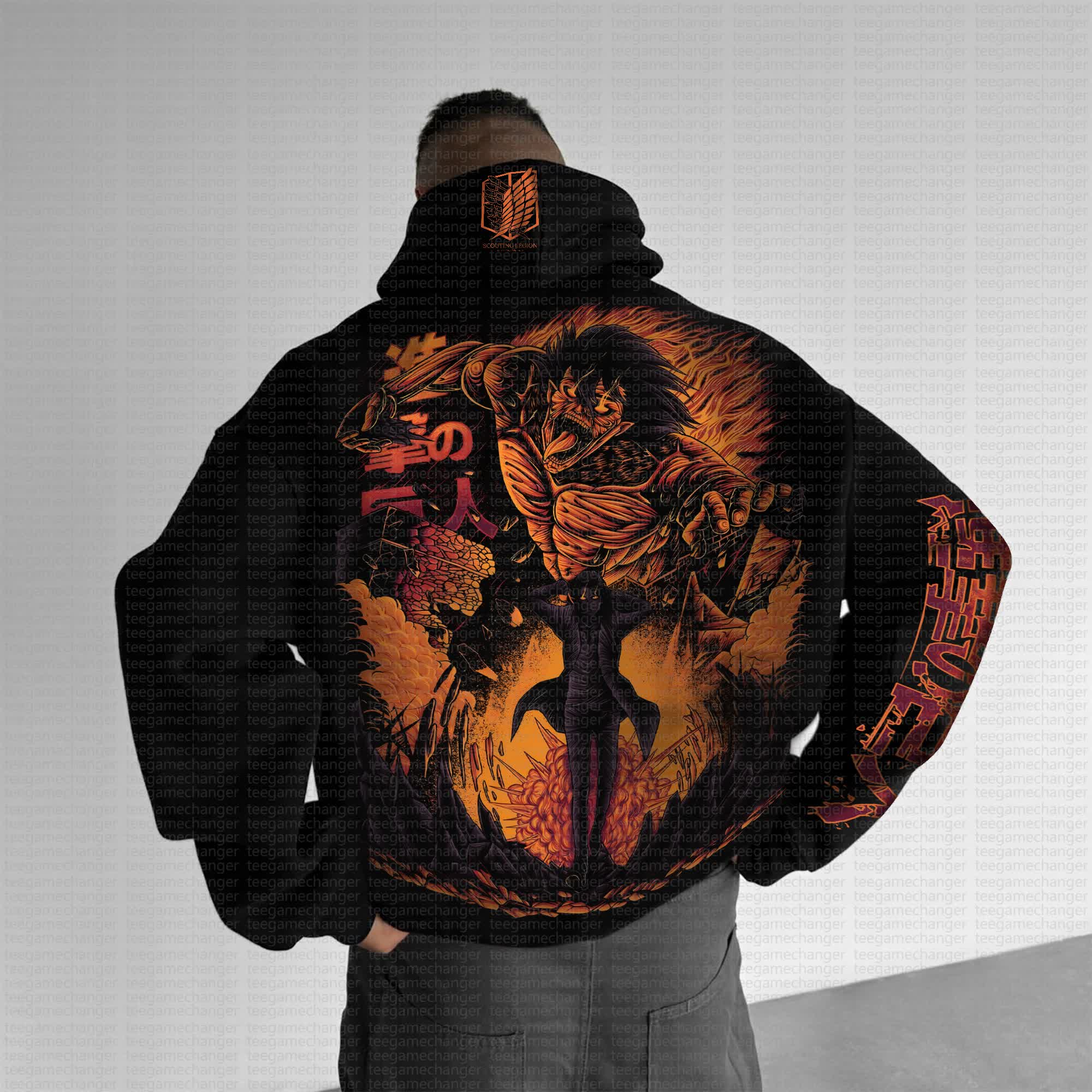Unisex “AOT” Anime Graphic Streetwear Vintage Hoodie