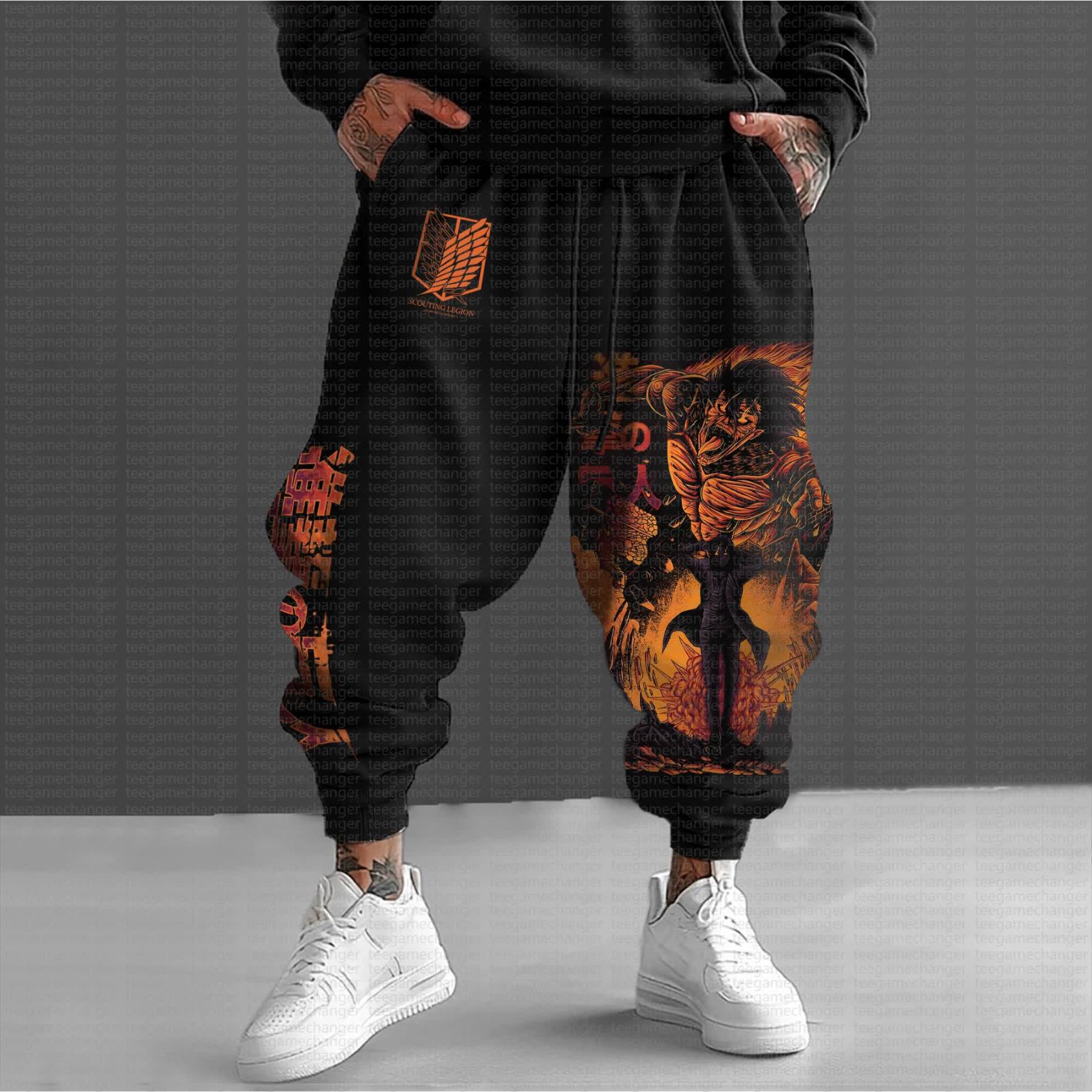 Unisex “AOT” Casual Anime Streetwear Pants