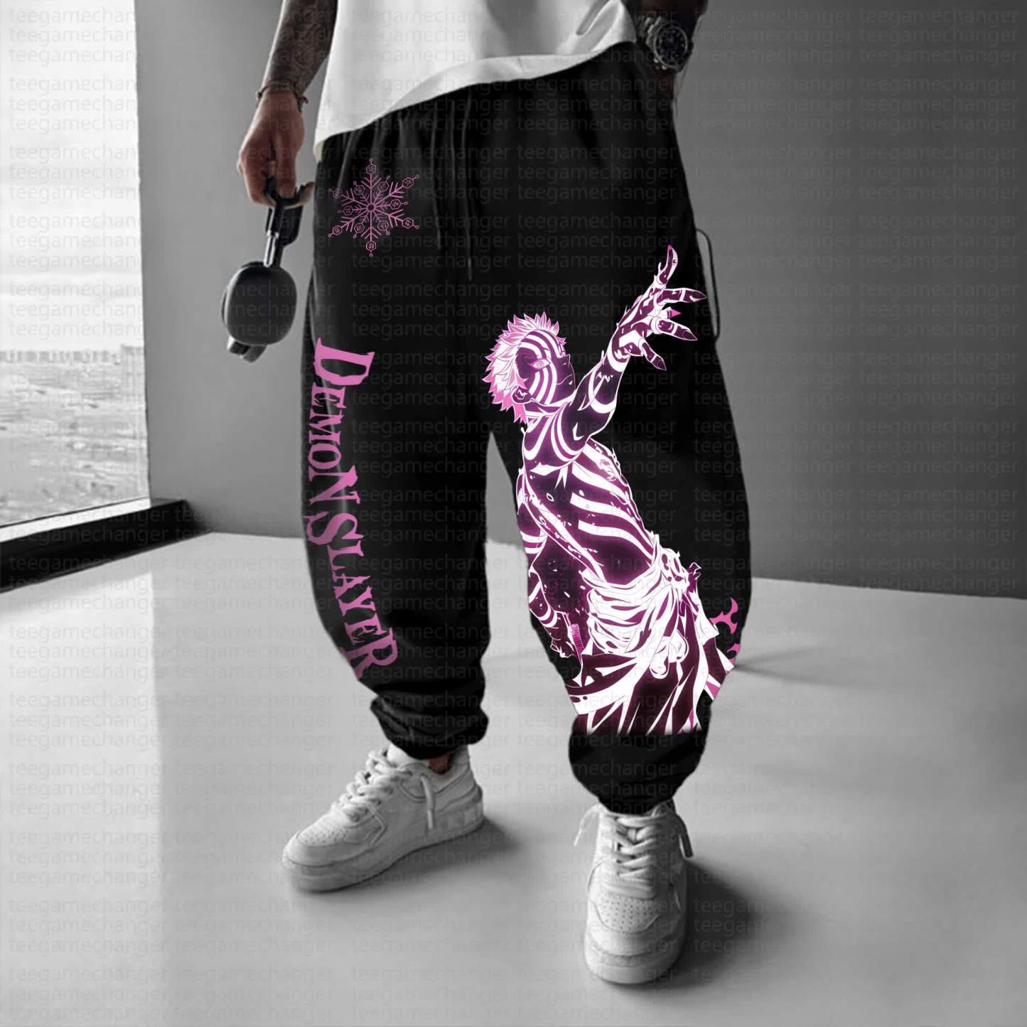 Unisex Anime Inspired Vintage Pants丨Demon Slayer X Pokémon