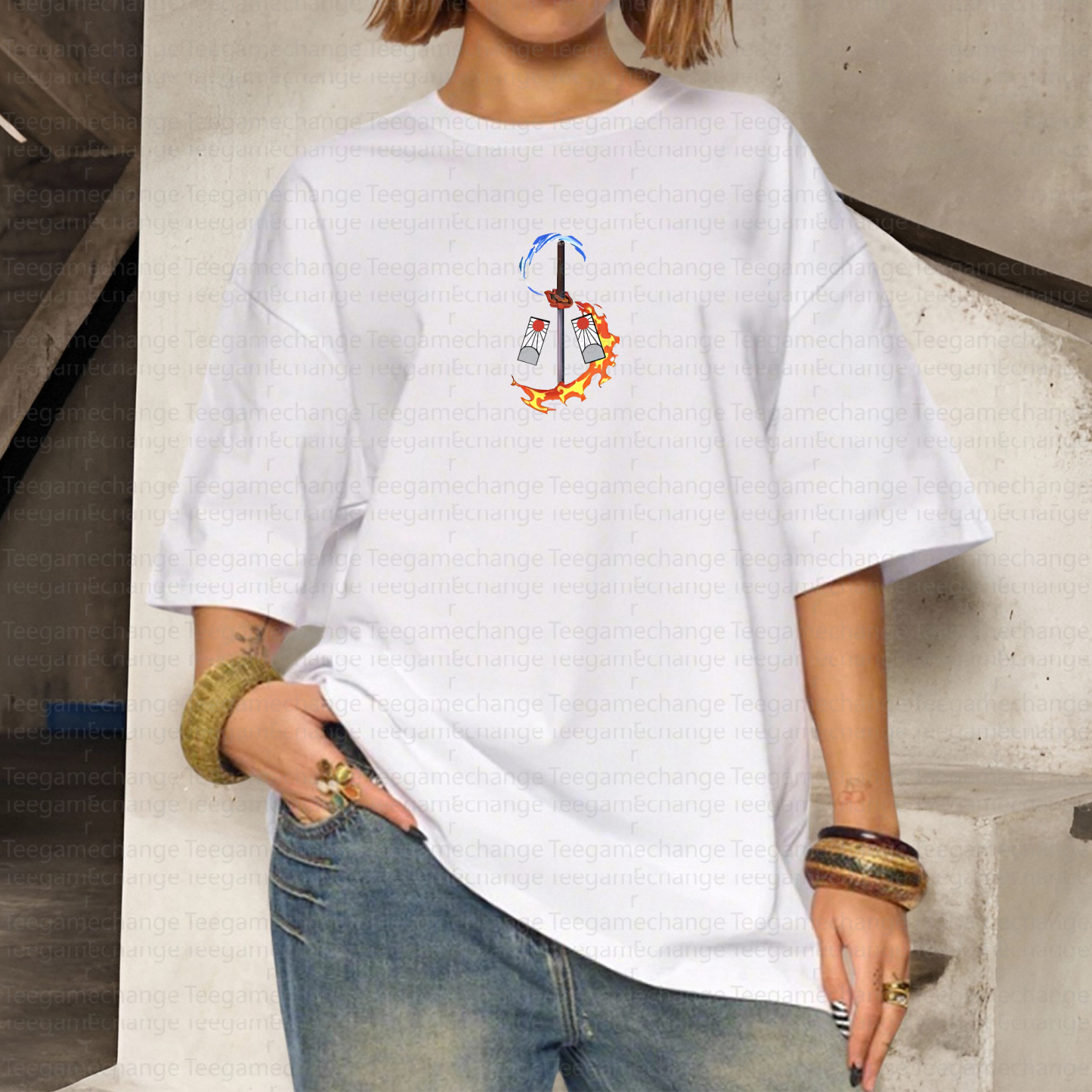 "Demon Slayer" Anime Inspired Vintage T-Shirt