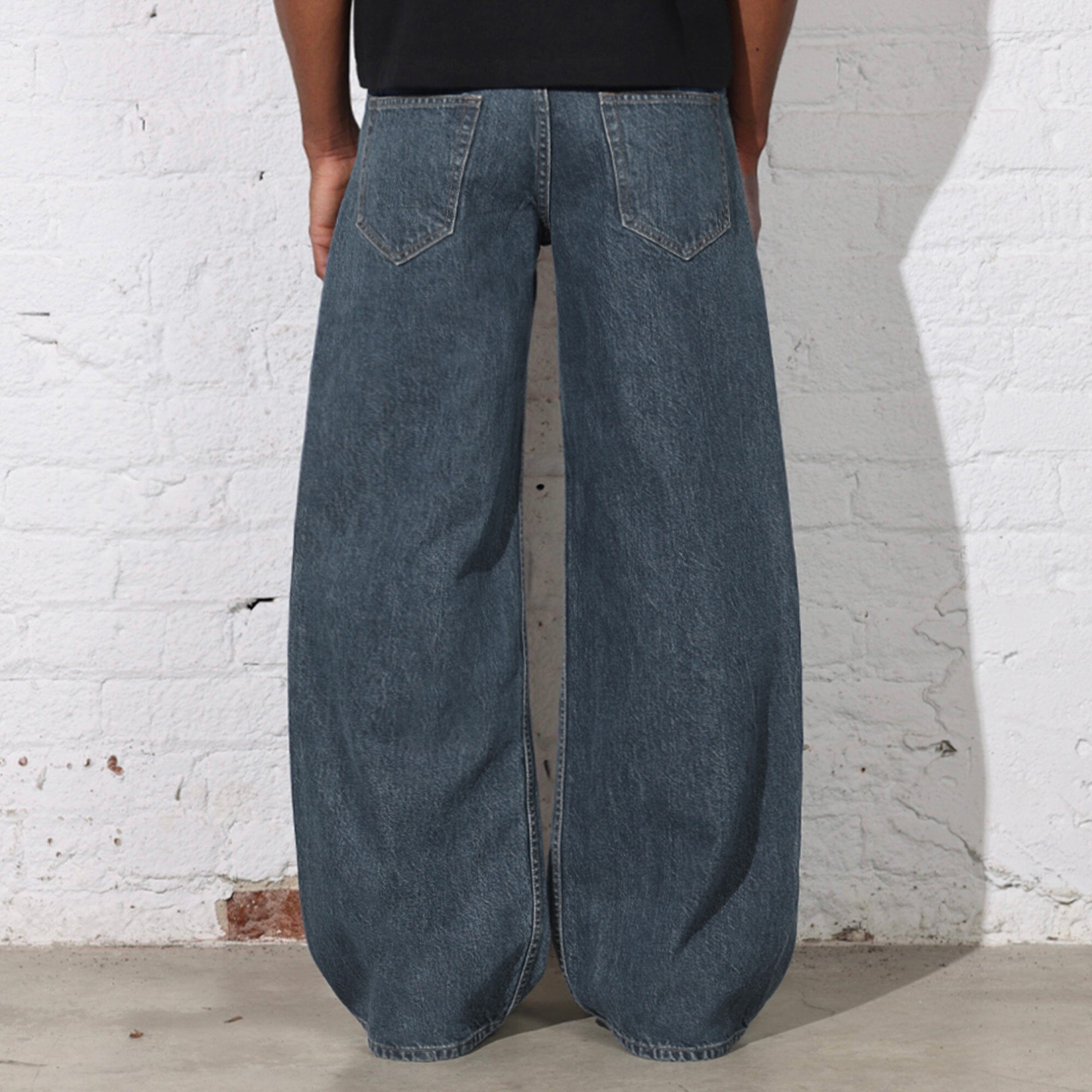Unisex Anime Loose Straight Jeans