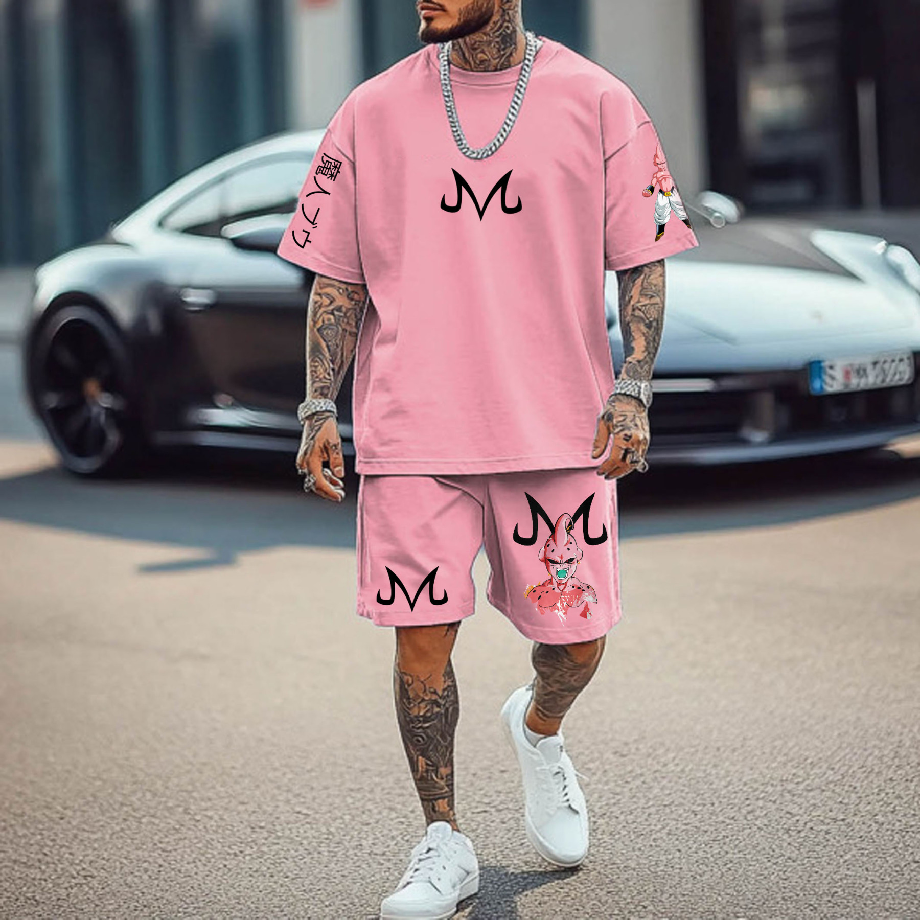 Unisex Fit Vintage Short Suit丨Dragon Ball