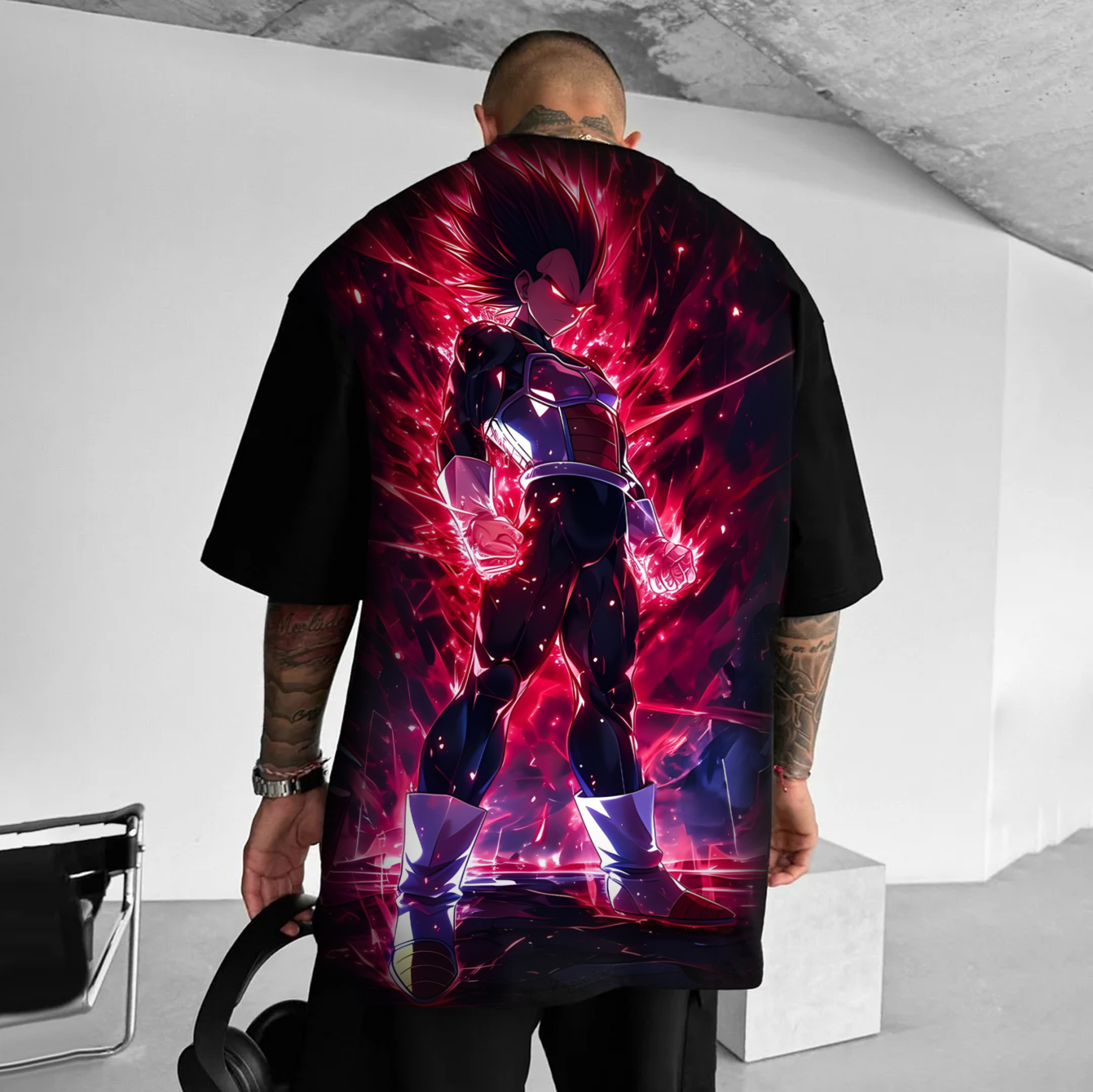 Anime 【Dragon Ball】 Character Series "Son Goku" Graphic Print T-shirt