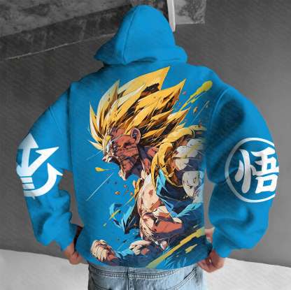 Unisex “Dragonball” Anime Graphic Streetwear Vintage Hoodie