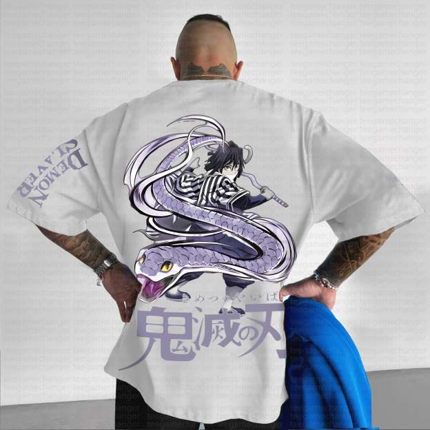 Unisex Anime Inspired Vintage T-Shirt丨Demon Slayer