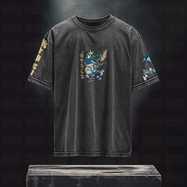 Unisex Anime Inspired Vintage T-Shirt丨Pokémon