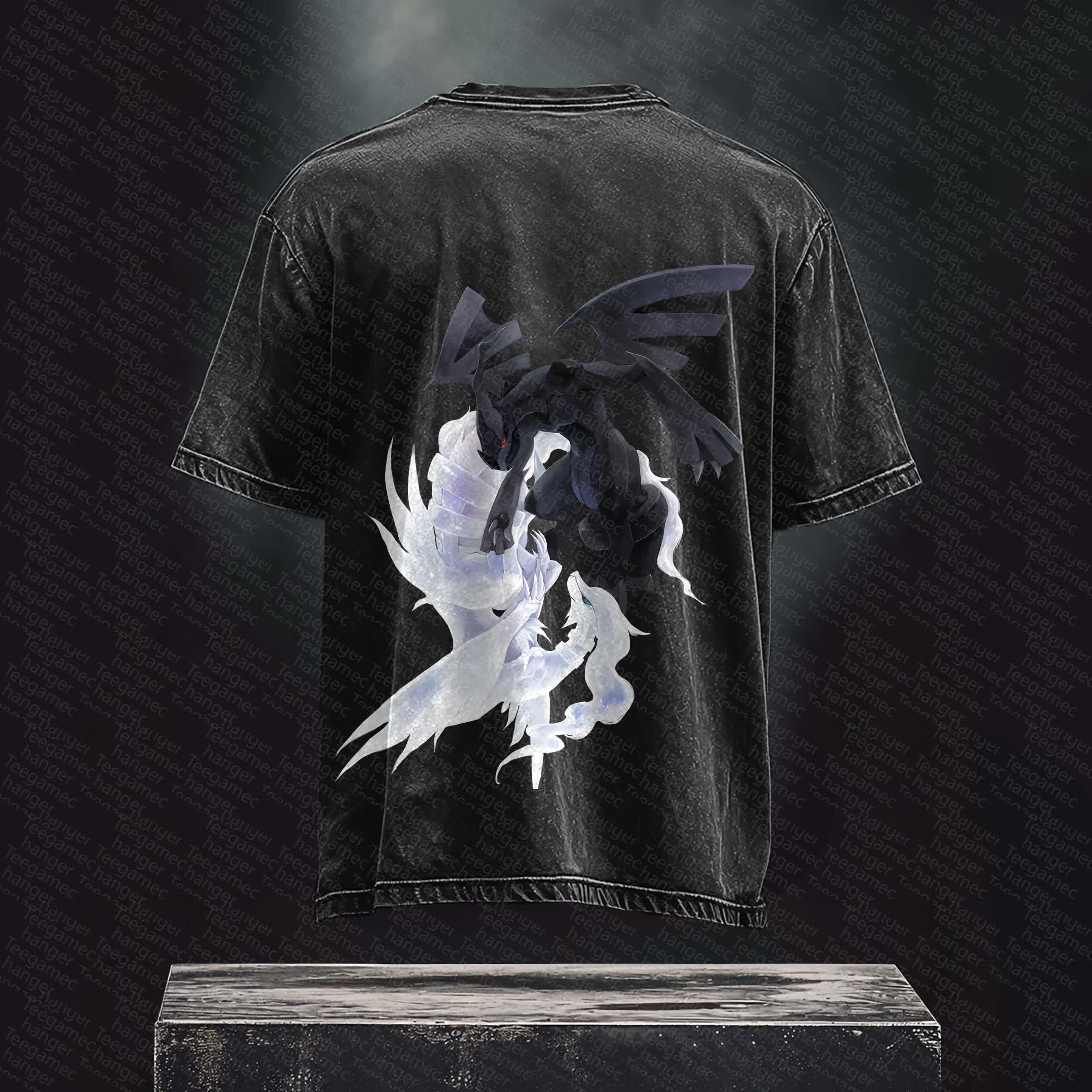 Unisex Anime Inspired Vintage Washed T-Shirt丨 Pokémon