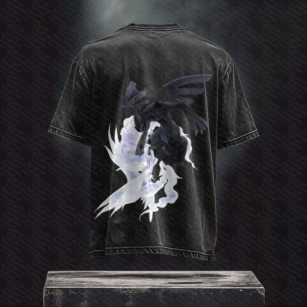 Unisex Anime Inspired Vintage Washed T-Shirt丨 Pokémon