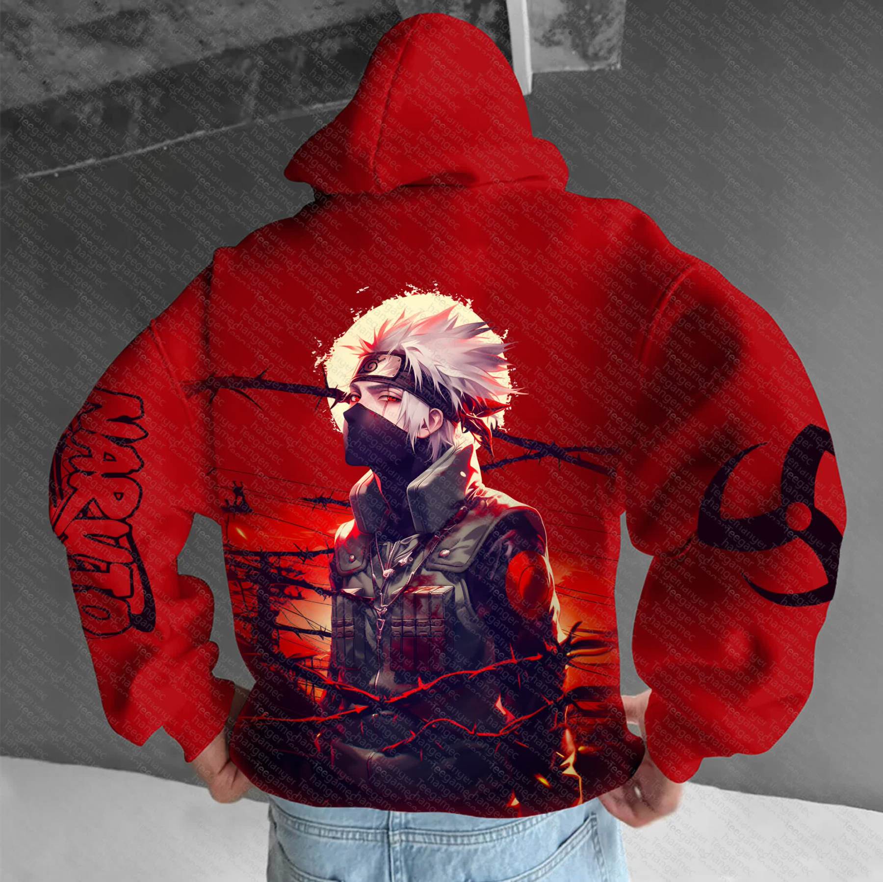 Unisex “NARUTO” Anime Graphic Streetwear Vintage Hoodie