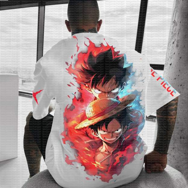 Unisex “One Piece” Anime Series Casual T-shirt