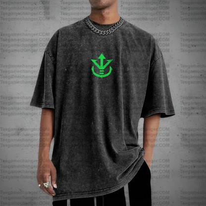 Vintage 3D Direct Inkjet Printed Washed Unisex T-Shirt