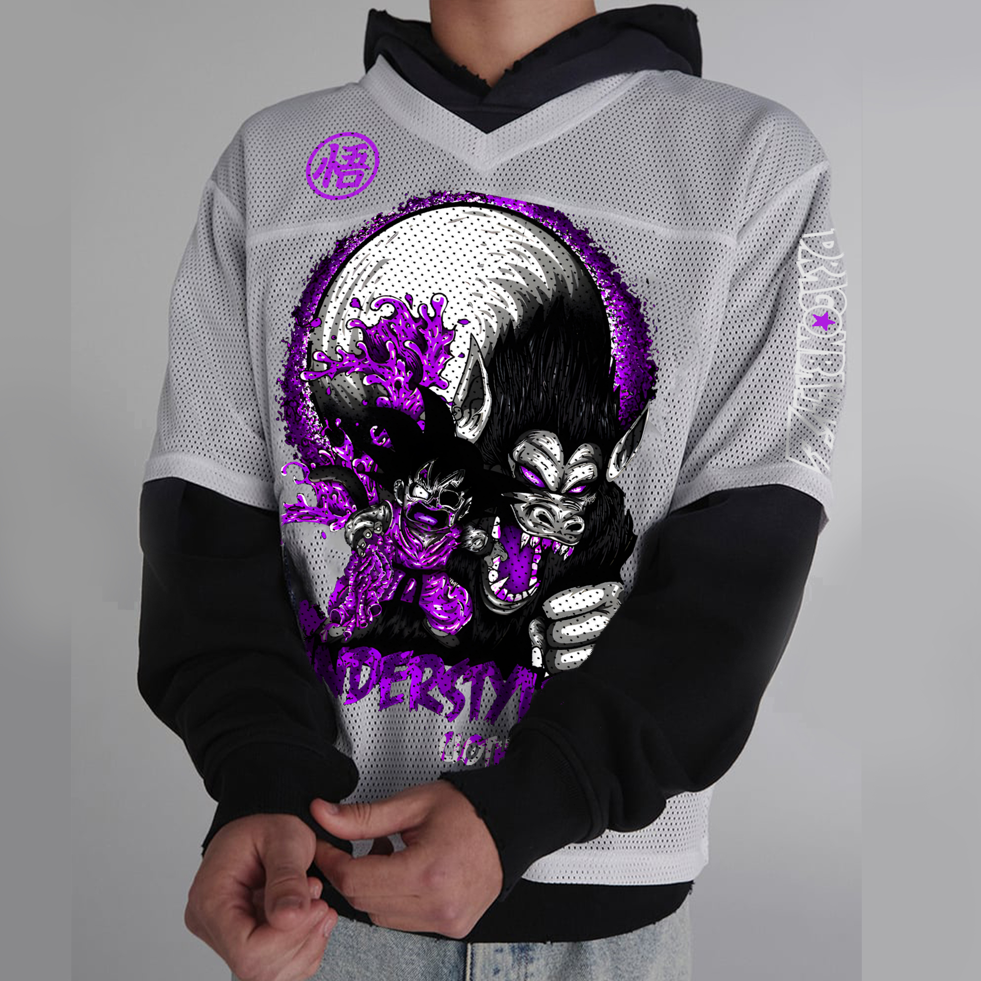 Unisex  “DRAGON BALL” Anime Style Retro I Mesh T-Shirt