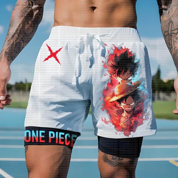 Unisex  “ONE PIECE” Casual Anime Streetwear Shorts
