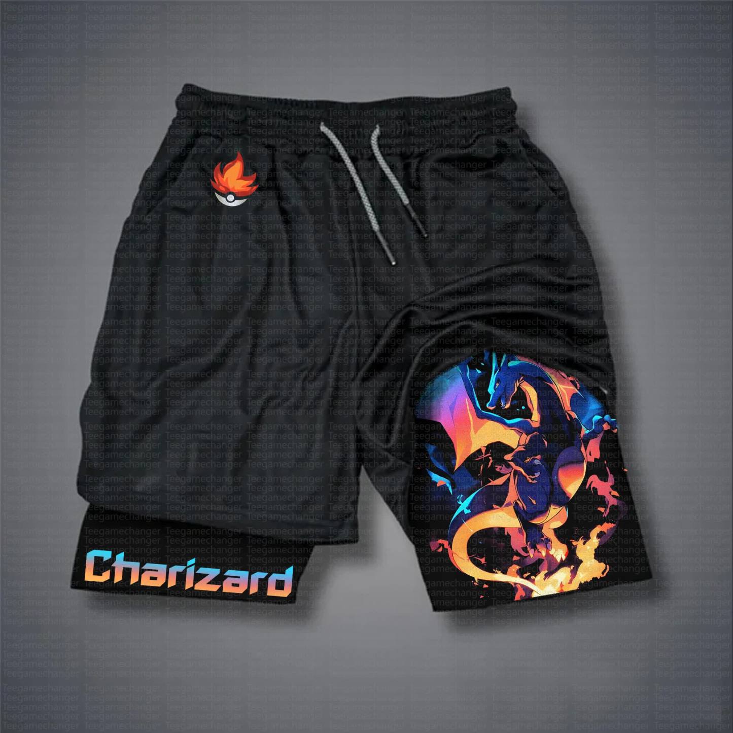 Unisex  “Pokémon” Casual Anime Streetwear Shorts