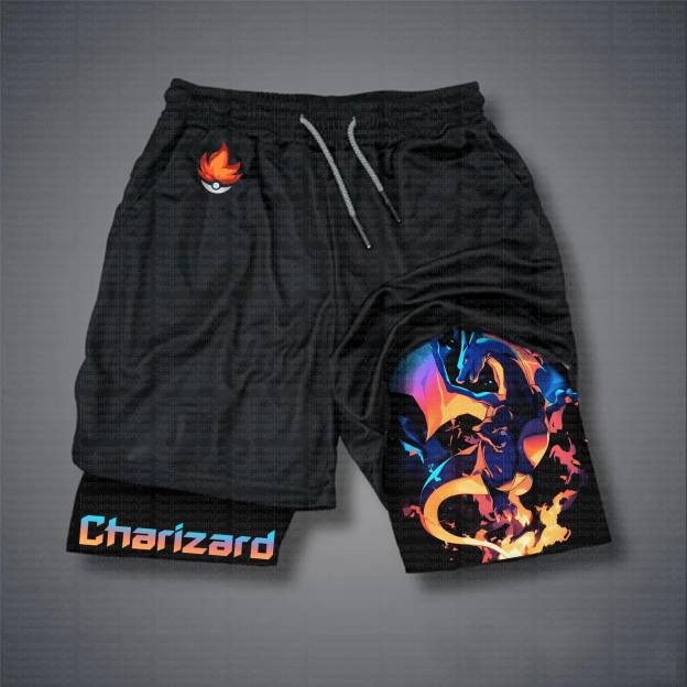 Unisex  “Pokémon” Casual Anime Streetwear Shorts