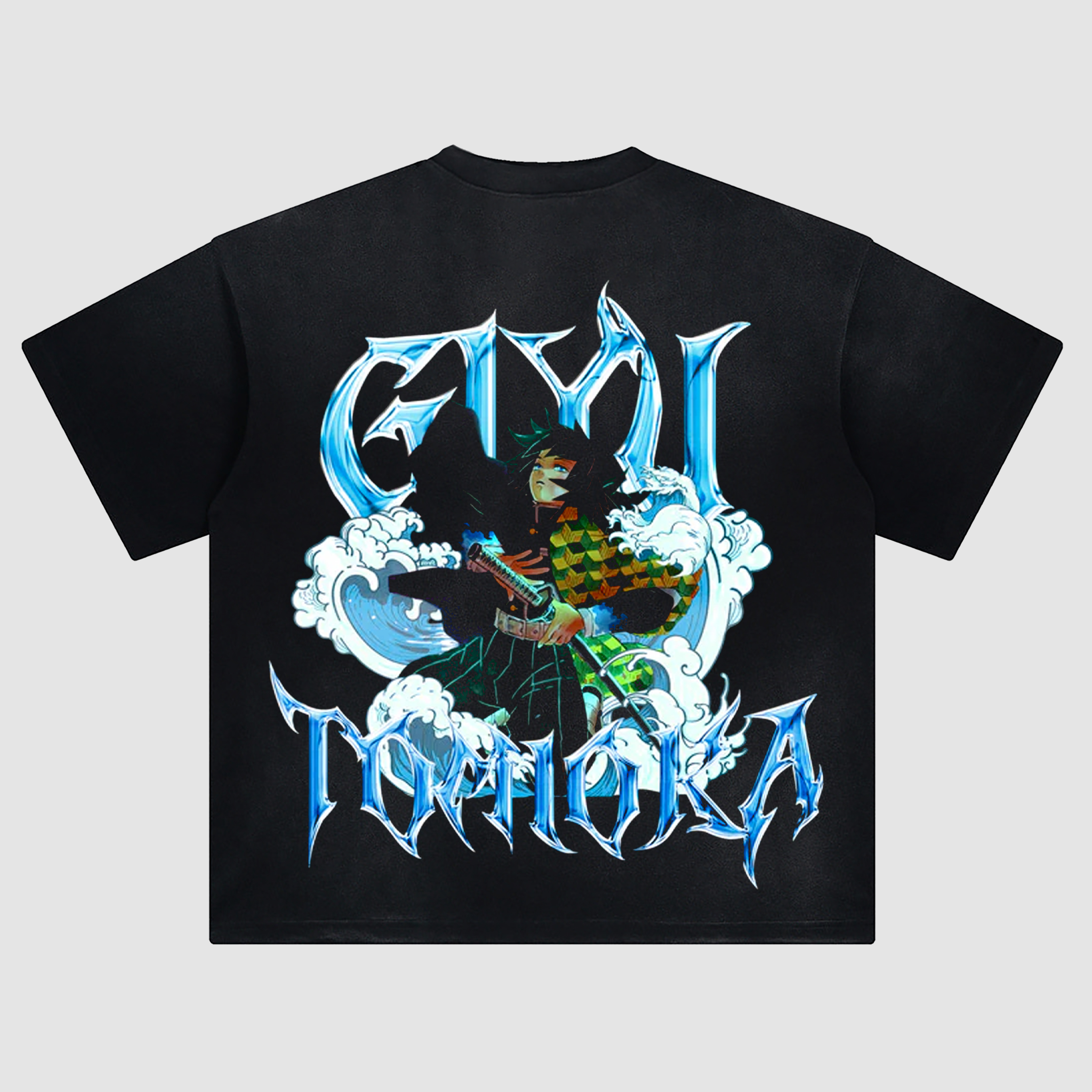 Unisex Fit ANIME Washed T-Shirt