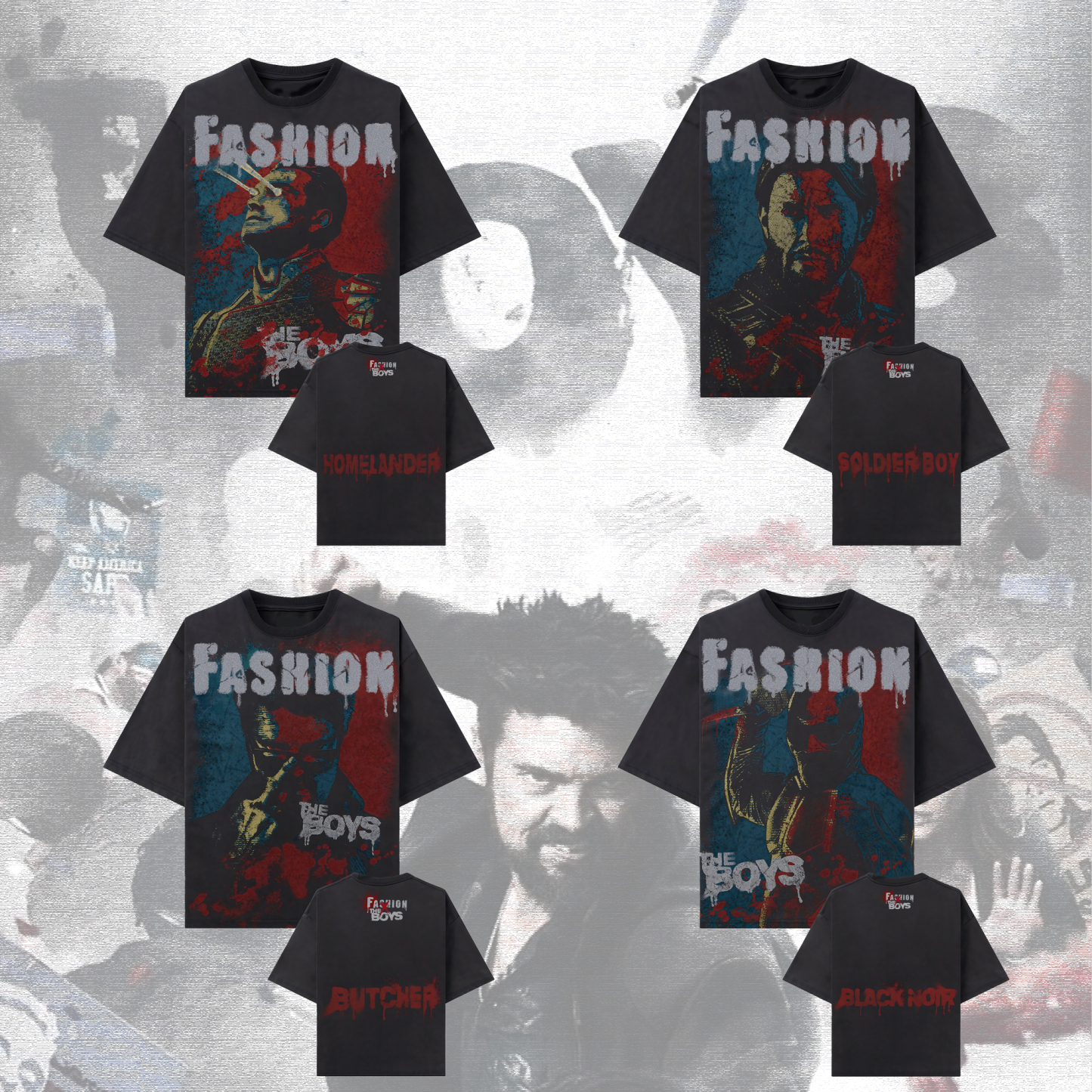 Unisex Portrait Fashion Vintage T-Shirt