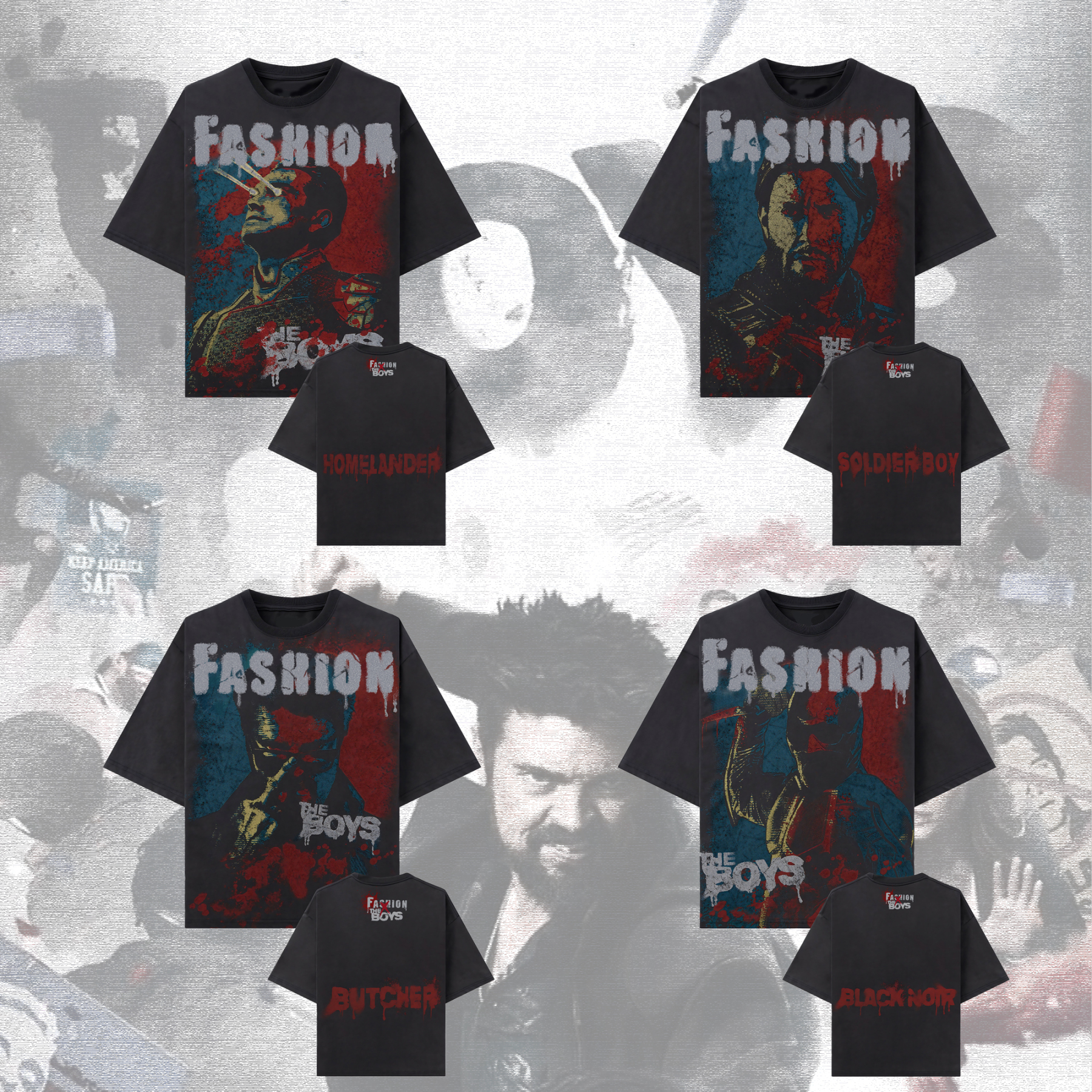 Unisex Portrait Fashion Vintage T-Shirt