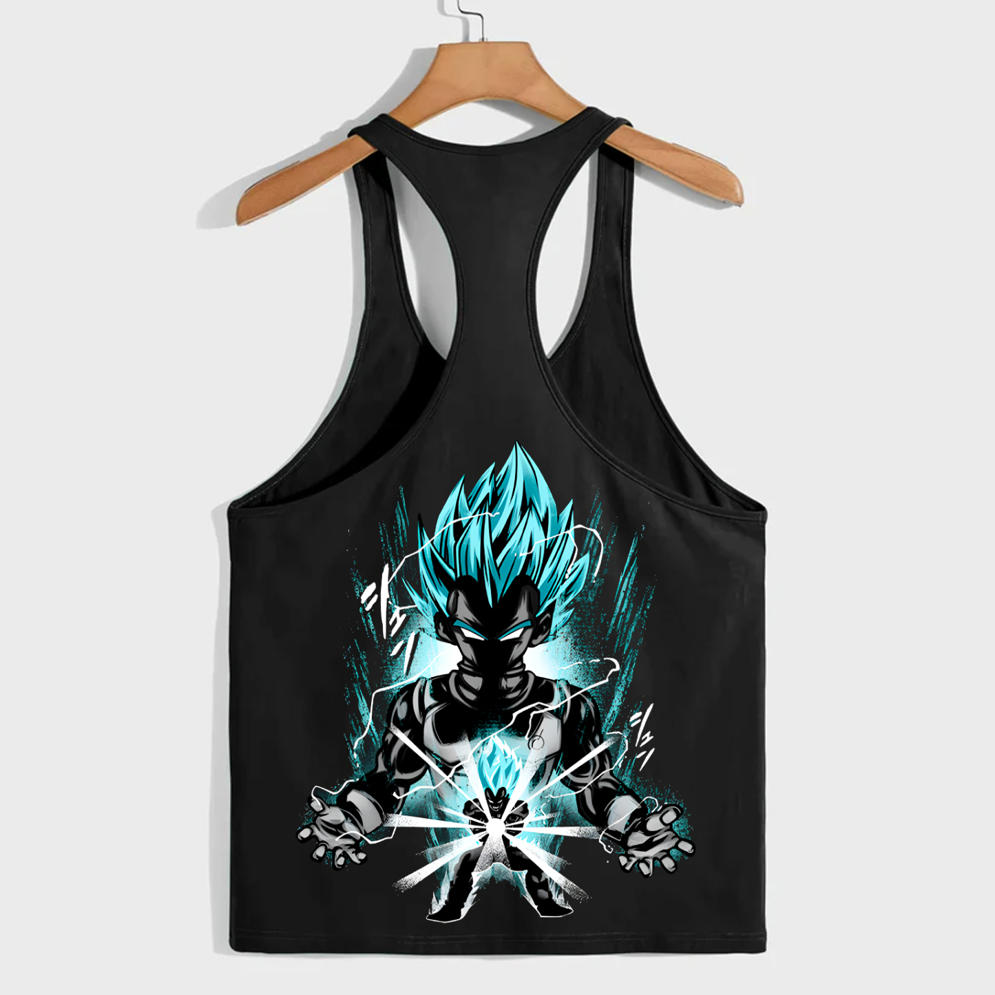 Unisex Anime Print Embroidered Casual Vest