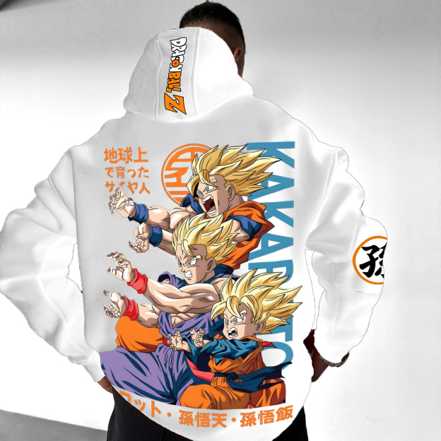 Unisex Anime Print  Casual Oversized Hoodie