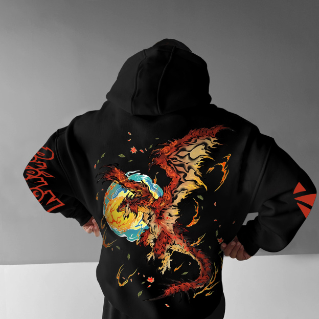 Unisex “Pokémon” Anime Graphic Streetwear Vintage Hoodie